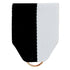 1-1/2 x 1-3/8 Inch Black and White Pin Back Ribbon-Brooches & Lapel Pins-Lapel Pin Corner
