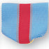 1-1/2 x 1-3/8 Inch Blue, Red, and Blue Pin Back Ribbon-Brooches & Lapel Pins-Lapel Pin Corner