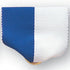 1-1/2 x 1-3/8 Inch Blue and White Pin Back Ribbon-Brooches & Lapel Pins-Lapel Pin Corner