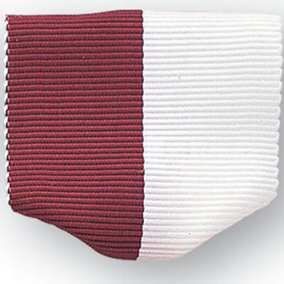 1-1/2 x 1-3/8 Inch Maroon Pin Back Ribbon-Brooches & Lapel Pins-Lapel Pin Corner