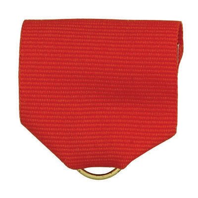 1-1/2 x 1-3/8 Inch Orange Pin Back Ribbon-Brooches & Lapel Pins-Lapel Pin Corner