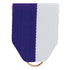 1-1/2 x 1-3/8 Inch Purple and White Pin Back Ribbon-Brooches & Lapel Pins-Lapel Pin Corner