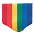 1-1/2 x 1-3/8 Inch Rainbow Color Pin Back Ribbon-Gold Ring-Brooches & Lapel Pins-Lapel Pin Corner