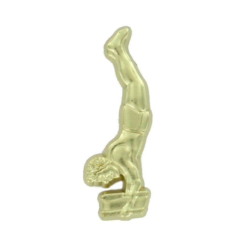 1-1/4 Gold Male Gymnist Chenille Pin-Brooches & Lapel Pins-Lapel Pin Corner