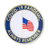 1-1/4 Inch "Always Remember" with U.S. Flag at Half Mast Lapel Pin-Brooches & Lapel Pins-Lapel Pin Corner