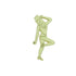 1-1/4 Inch Gold Dance Chenille Pin-Brooches & Lapel Pins-Lapel Pin Corner