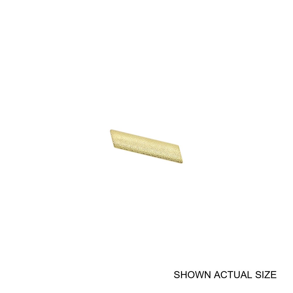 1-1/4 Inch Gold Service Bar Chenille Pin-Brooches & Lapel Pins-Lapel Pin Corner