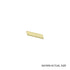 1-1/4 Inch Gold Service Bar Chenille Pin-Brooches & Lapel Pins-Lapel Pin Corner