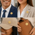 1-1/4 Inch Lamp of Learning Pin-Imprint Option (50 min.) - Lapel Pin Corner
