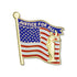 1-1/4 x 1-1/16 Inch "Justice For All" American Flag Enameled Lapel Pin-Brooches & Lapel Pins-Lapel Pin Corner