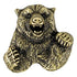 1-1/8 Inch Bear Mascot Antique Brass Pin-Brooches & Lapel Pins-Lapel Pin Corner