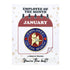 1-1/8 Inch Employee of the Month Enameled Lapel Pin-Brooches & Lapel Pins-Lapel Pin Corner