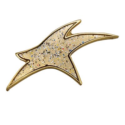 1 - 1/8 Inch Modern Gold Star Lapel Pin - Lapel Pin Corner