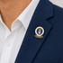 1-1/8 x 7/16 Inch U.S. Air Force Veteran Lapel Pin - Lapel Pin Corner