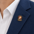 1-1/8 x 7/16 Inch U.S. Marine "Proud Dad" Lapel Pin - Lapel Pin Corner