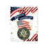 1-5/8 Inch Enameled Gold U.S. Army Symbol and Flag Pin-Brooches & Lapel Pins-Lapel Pin Corner