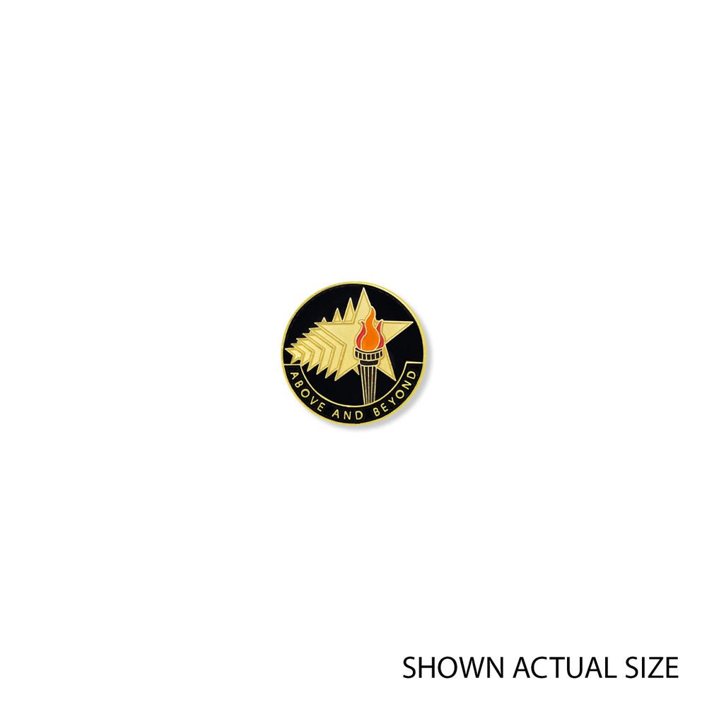 1 Inch Above and Beyond Lapel Pin-Brooches & Lapel Pins-Lapel Pin Corner