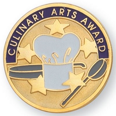 1 Inch Culinary Arts Lapel Pin-Brooches & Lapel Pins-Lapel Pin Corner