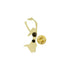 1 Inch Gold Cheerleader Chenille Pin-Brooches & Lapel Pins-Lapel Pin Corner