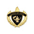 1 Inch Gold "Class of 2021" with Lamp of Learning and Wreaths Enameled Lapel Pin-Brooches & Lapel Pins-Lapel Pin Corner