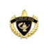 1 Inch Gold "Class of 2026" with Lamp of Learning and Wreaths Enameled Lapel Pin-Brooches & Lapel Pins-Lapel Pin Corner