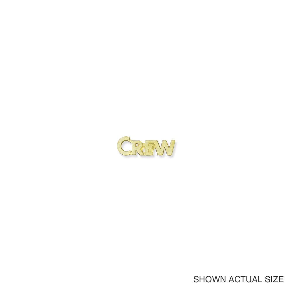 1 Inch Gold Crew Chenille Pin-Brooches & Lapel Pins-Lapel Pin Corner