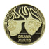 1 Inch Gold Drama Award with Drama Masks Enameled Lapel Pin-Brooches & Lapel Pins-Lapel Pin Corner