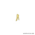 1 Inch Gold Ice Hockey Chenille Pin-Brooches & Lapel Pins-Lapel Pin Corner
