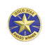 1 Inch "Gold Star Award Winner" with Star Enameled Lapel Pin-Brooches & Lapel Pins-Lapel Pin Corner