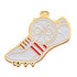 1 Inch Gold and Enameld Track Shoe and Stopwatch Lapel Pin-Brooches & Lapel Pins-Lapel Pin Corner