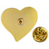1 Inch Modern Sparkled Enameled Heart with Gold Border Lapel Pin-Customized Print-Brooches & Lapel Pins-Lapel Pin Corner