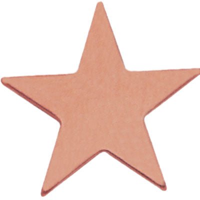 1 Inch Plain and Flat Star Lapel Pin-Brooches & Lapel Pins-Lapel Pin Corner