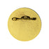1 Inch Round Die Struck Gold Lapel Pin with Pin Bar Backing-Holds 7/8 Inch Insert-Brooches & Lapel Pins-Lapel Pin Corner