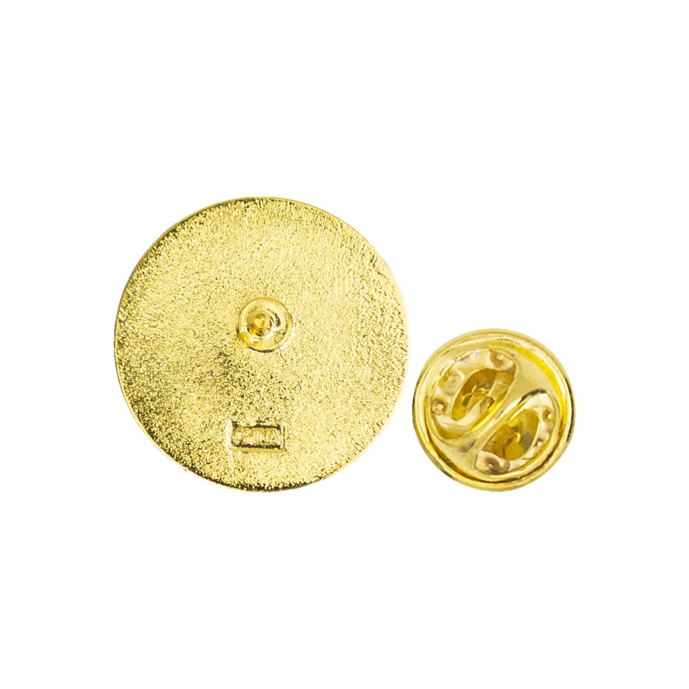 1 Inch Round "Star of Excellence" Lapel Pin-Brooches & Lapel Pins-Lapel Pin Corner