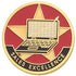 1 Inch "Sales Excellence" Enameled Lapel Pin-Brooches & Lapel Pins-Lapel Pin Corner