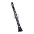 1 Inch Silver Clarinet Enameled Lapel Pin-Brooches & Lapel Pins-Lapel Pin Corner