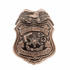1 Inch Bronze Police Shield Badge Lapel Pin - Lapel Pin Corner