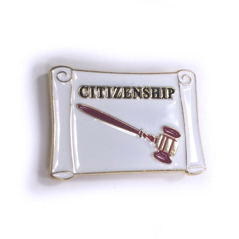 1 Inch Citizenship Lapel Pin - Lapel Pin Corner