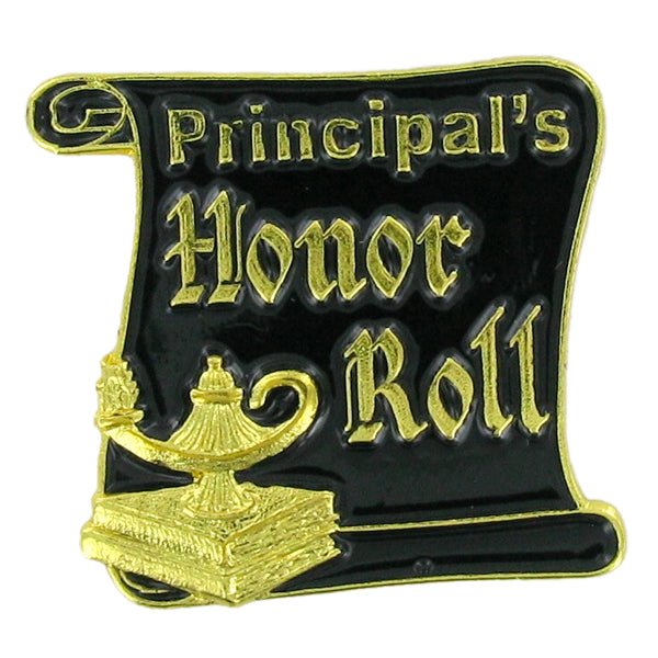 1 Inch Principal's Honor Roll Lapel Pin - Lapel Pin Corner