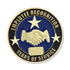 1 x 1 Inch Round Enameled Employee Recognition Years of Service Lapel Pin-Brooches & Lapel Pins-Lapel Pin Corner