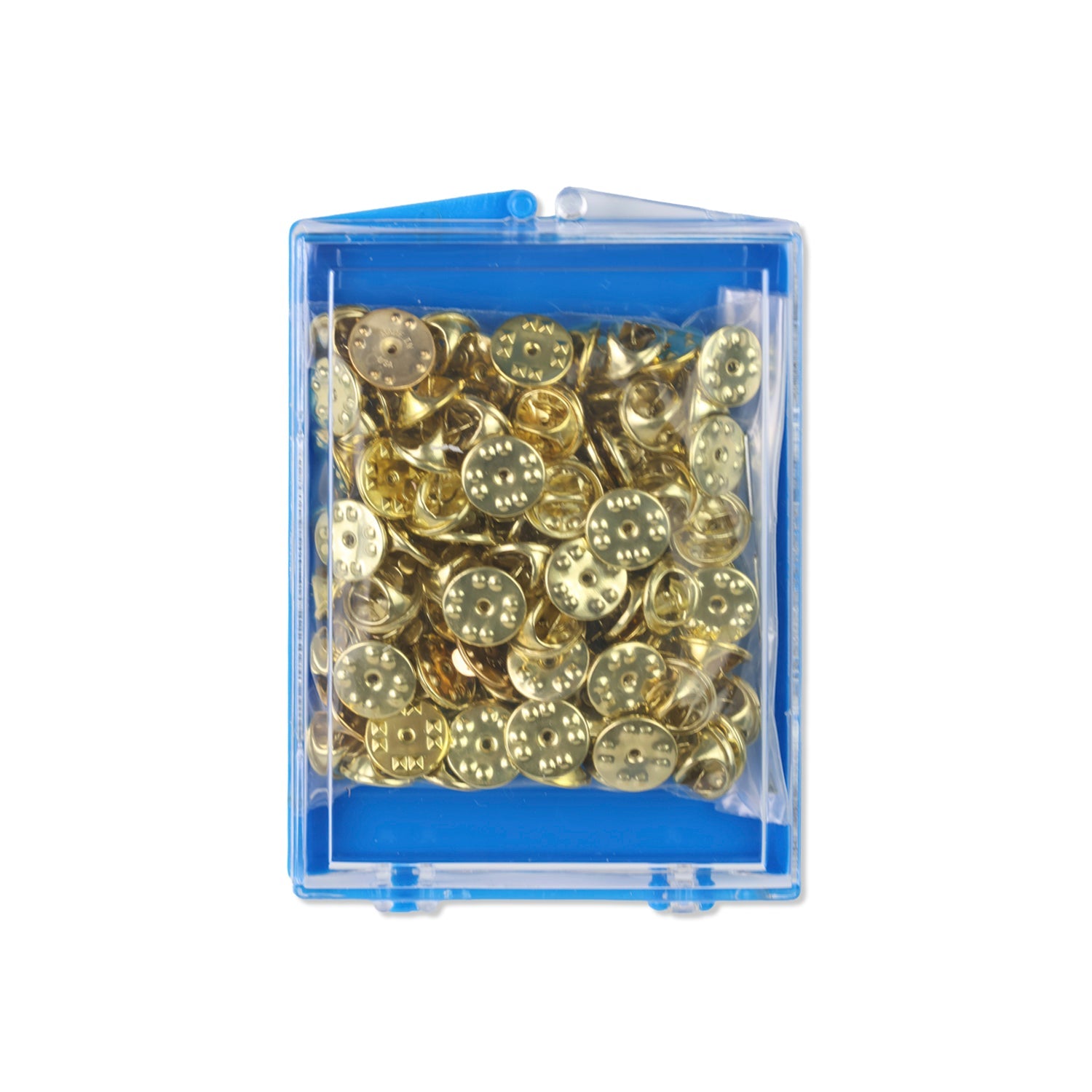 100 Brass Butterfly Clutch Pin Backs for Pins (Boxed) - Lapel Pin Corner