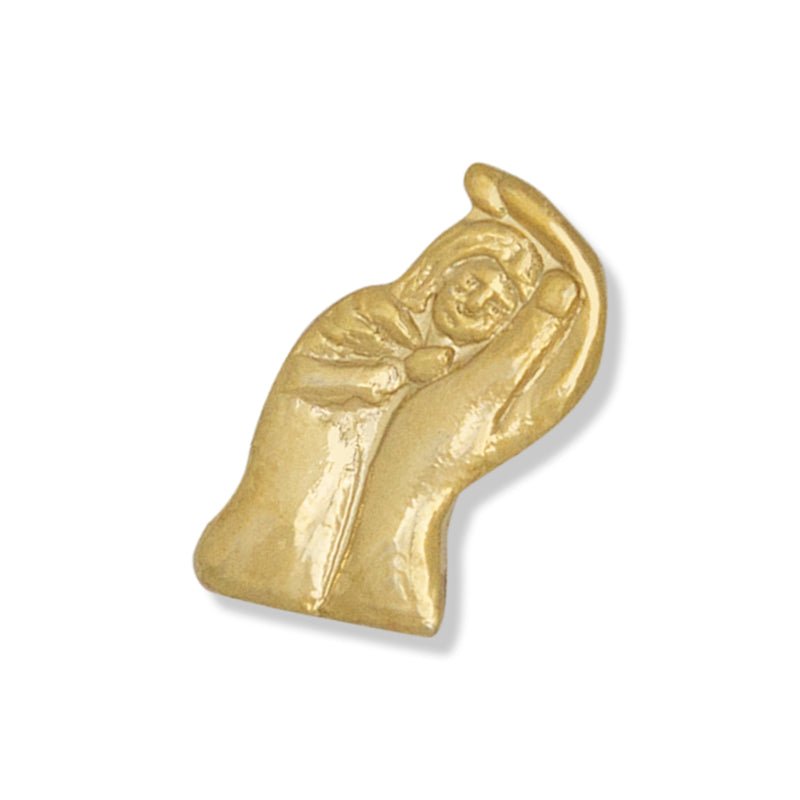 1/2 Inch Gold Child Hands Lapel Pin - Lapel Pin Corner