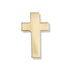 1/2 Inch Polished Cross Lapel Pin - Lapel Pin Corner