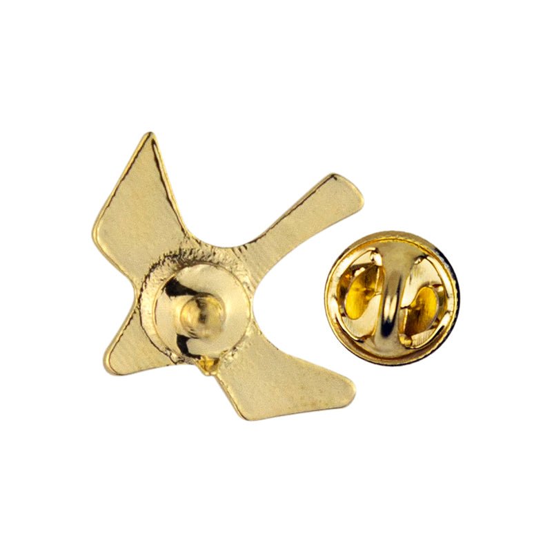 1/2 x 1/2 Inch Polished Dove Lapel Pin - Lapel Pin Corner