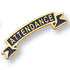 1/4 Inch Gold "Attendance" Enameled Lapel Pin-Brooches & Lapel Pins-Lapel Pin Corner