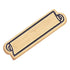 1/4 Inch Gold Plain Scroll Enameled Lapel Pin-Brooches & Lapel Pins-Lapel Pin Corner