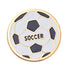 1/4 Inch Gold and Enameled "Soccer" Soccerball Lapel Pin-Brooches & Lapel Pins-Lapel Pin Corner