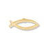 2/8 x 5/8 Inch Gold Fish Lapel Pin-Brooches & Lapel Pins-Lapel Pin Corner