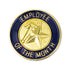 3/4 Inch "Employee of the Month" Enameled Lapel Pin-Brooches & Lapel Pins-Lapel Pin Corner