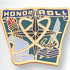 3/4 Inch Gold "Honor Roll" with Lamp of Learning and Torch Enameled Lapel Pin-Brooches & Lapel Pins-Lapel Pin Corner